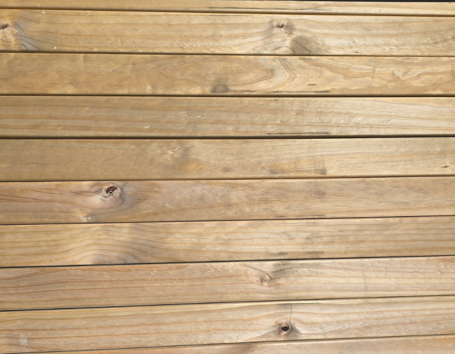 NZ radiata pine timber decking render