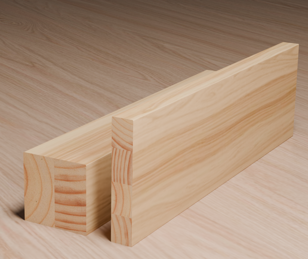 Engineered wood products render